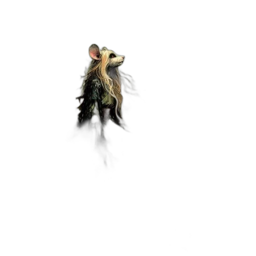 animal, creature, dragon, hair transparent PNG cut-out