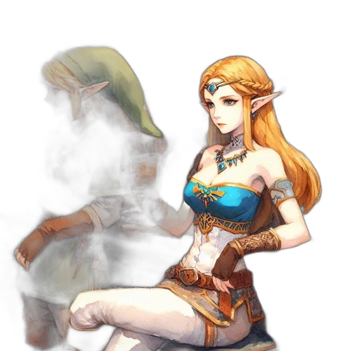 dress, weapon, staff, sword transparent PNG cut-out