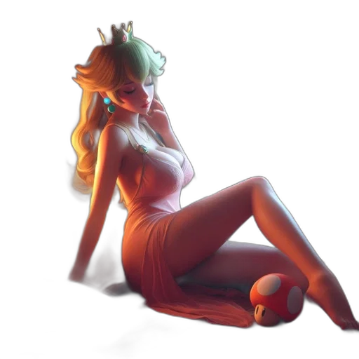 crown, dress, creature, concept art transparent PNG cut-out