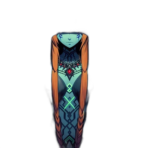 sword, jewelry, dress, staff transparent PNG cut-out