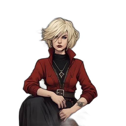 staff, jacket, dress, face transparent PNG cut-out