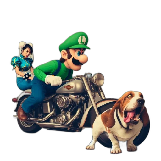 animal, car, concept art, 3d render transparent PNG cut-out