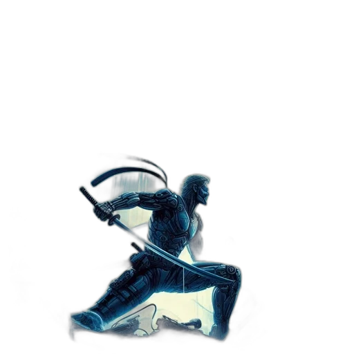 robot, staff, sword, weapon transparent PNG cut-out