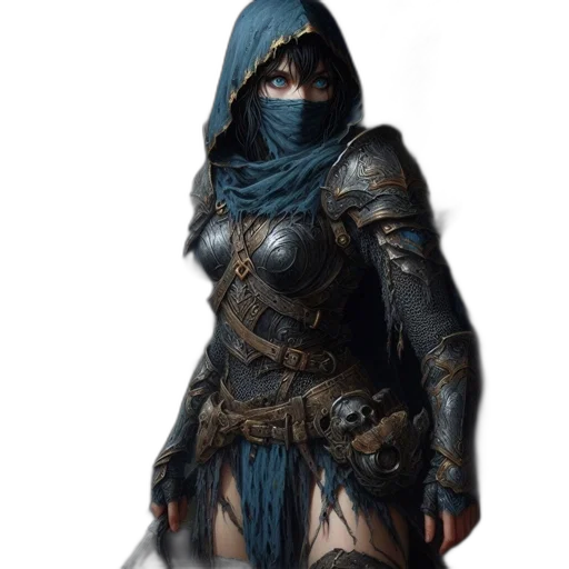 mask, weapon, sword, dress transparent PNG cut-out