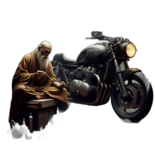 weapon, jacket, car, concept art transparent PNG cut-out