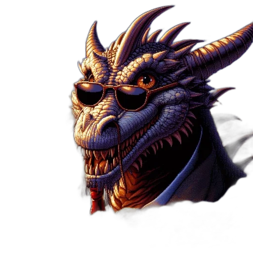 dragon, mask, creature, face transparent PNG cut-out