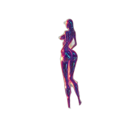 dress, robot, creature, hair transparent PNG cut-out