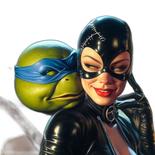 mask, comic book art, photorealistic, concept art transparent PNG cut-out