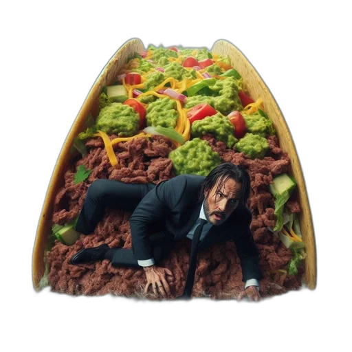 food, jacket, creature, face transparent PNG cut-out