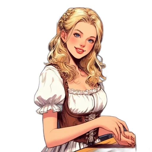 staff, dress, weapon, jewelry transparent PNG cut-out