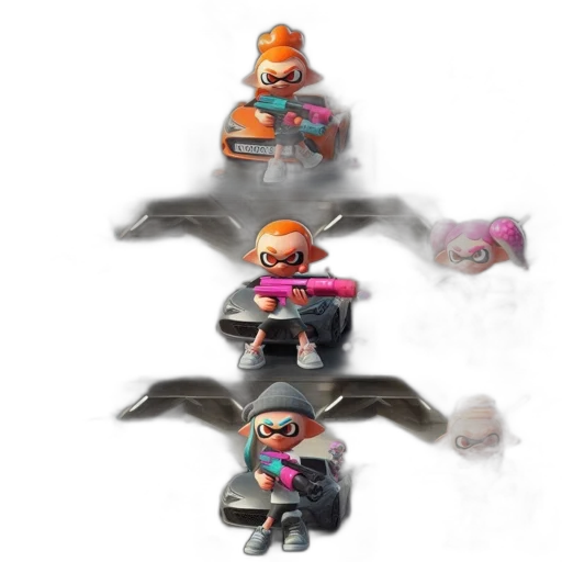 weapon, crown, car, mask transparent PNG cut-out