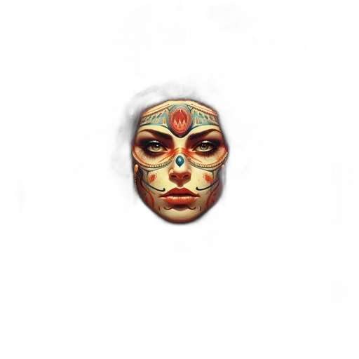 mask, jewelry, face, crown transparent PNG cut-out