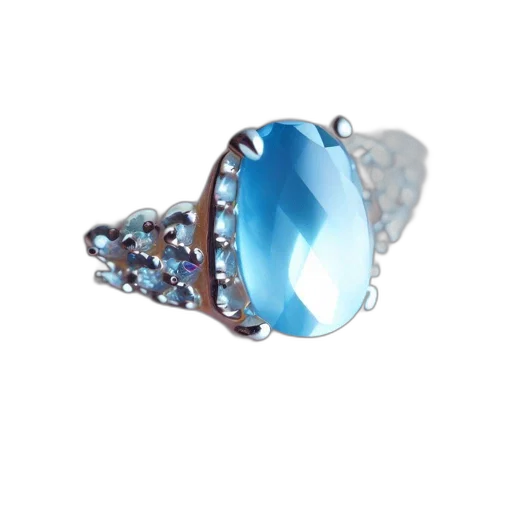 jewelry, crown, 3d render, blue transparent PNG cut-out