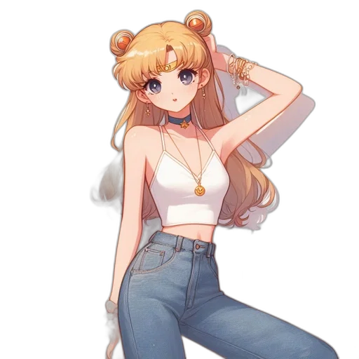 dress, staff, jacket, creature transparent PNG cut-out