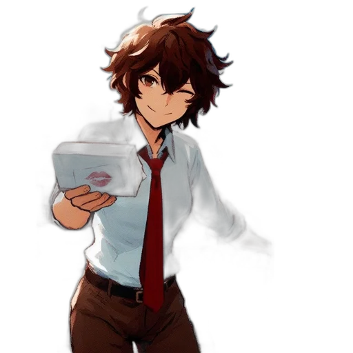 staff, jacket, weapon, hair transparent PNG cut-out