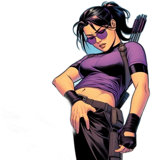 staff, comic book art, concept art, cyberpunk transparent PNG cut-out