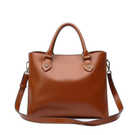 earth tones, brown, leather, handbag transparent PNG cut-out