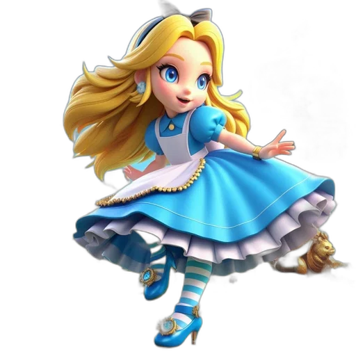 dress, staff, 3d render, concept art transparent PNG cut-out