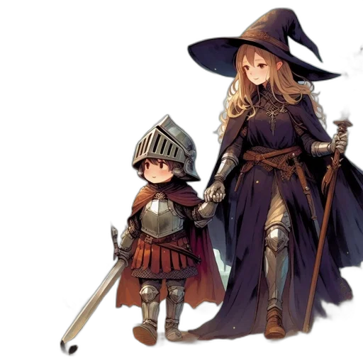 staff, sword, weapon, hat transparent PNG cut-out