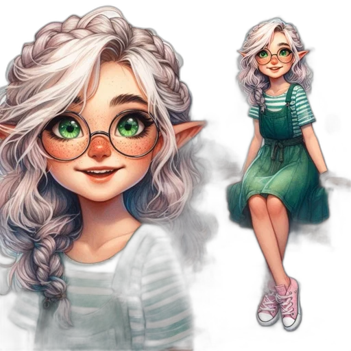 dress, fantasy art, concept art, watercolor transparent PNG cut-out