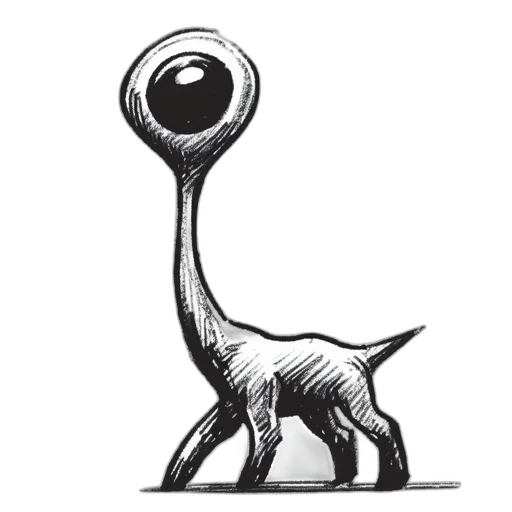 creature, staff, animal, dragon transparent PNG cut-out