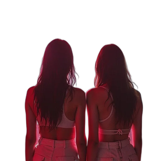 jacket, neon lights, red, neon transparent PNG cut-out