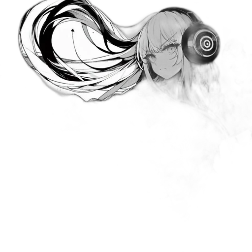 hair, mask, creature, face transparent PNG cut-out