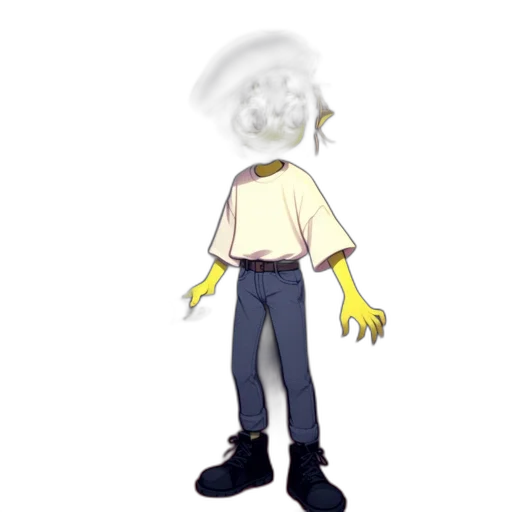 mask, staff, creature, robot transparent PNG cut-out