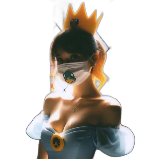 crown, mask, robot, staff transparent PNG cut-out