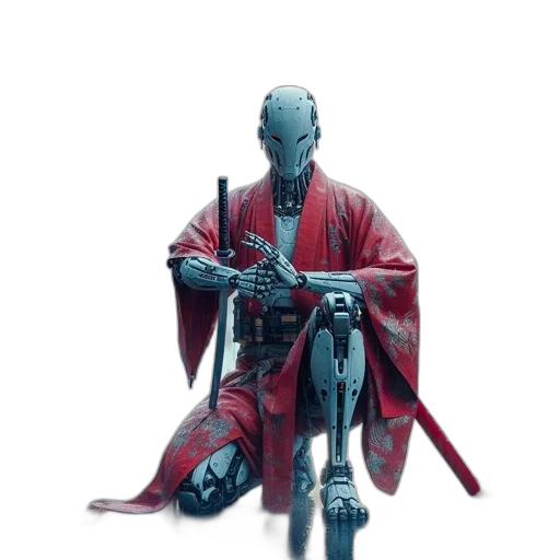 sword, staff, umbrella, robot transparent PNG cut-out
