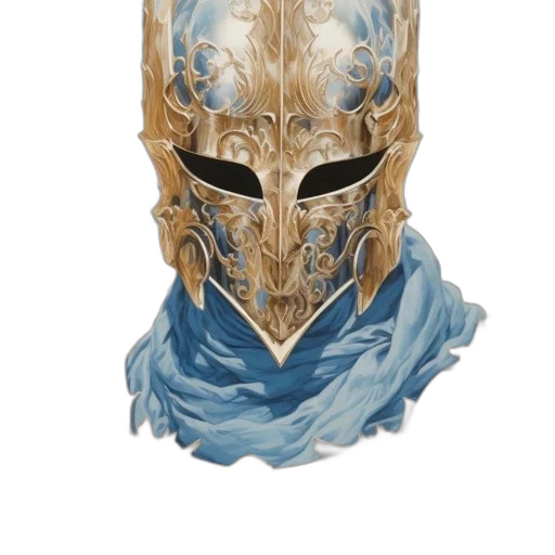 mask, face, crown, fantasy art transparent PNG cut-out