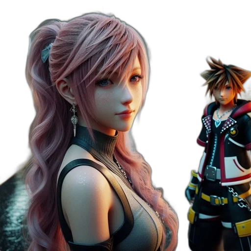 concept art, 3d render, fantasy art, anime transparent PNG cut-out