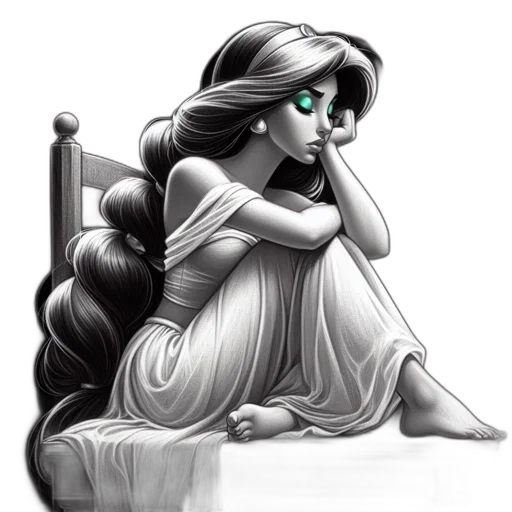 dress, crown, jewelry, fantasy art transparent PNG cut-out