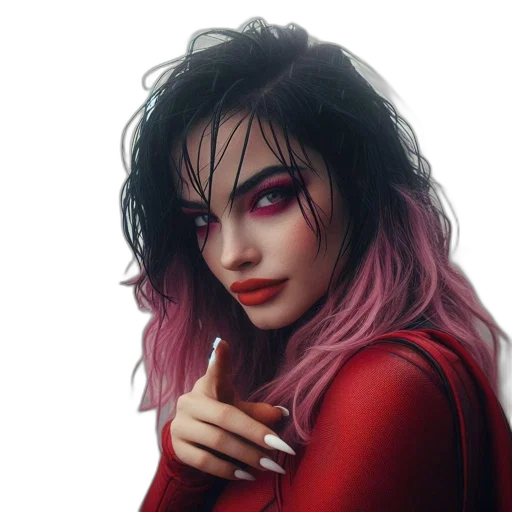 creature, face, hair, jewelry transparent PNG cut-out