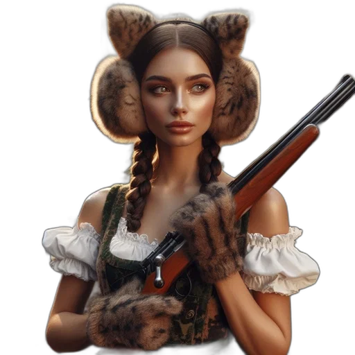 weapon, staff, animal, fantasy art transparent PNG cut-out