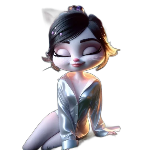 dress, staff, cartoon, concept art transparent PNG cut-out