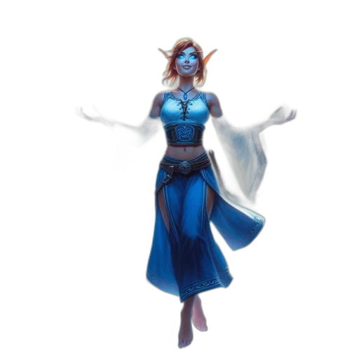dress, staff, concept art, fantasy art transparent PNG cut-out