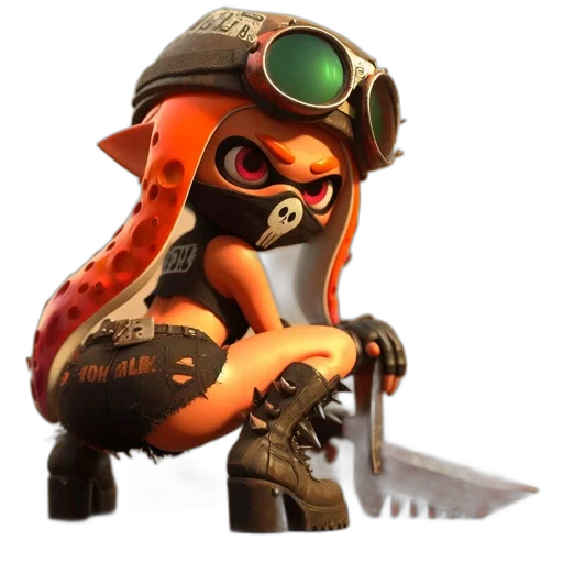 weapon, staff, jacket, concept art transparent PNG cut-out