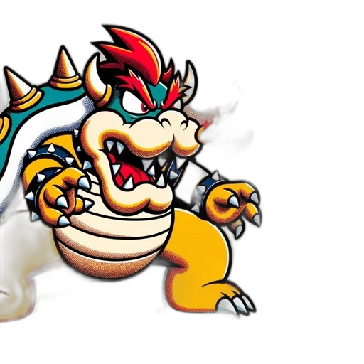 dragon, crown, concept art, 3d render transparent PNG cut-out