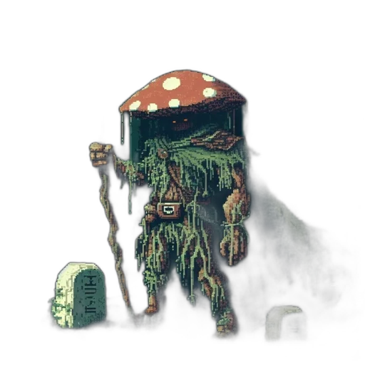 creature, robot, staff, concept art transparent PNG cut-out
