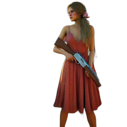 dress, weapon, staff, sword transparent PNG cut-out