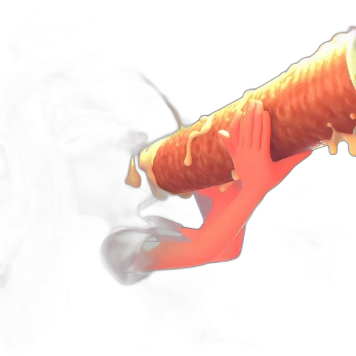 dragon, weapon, creature, staff transparent PNG cut-out