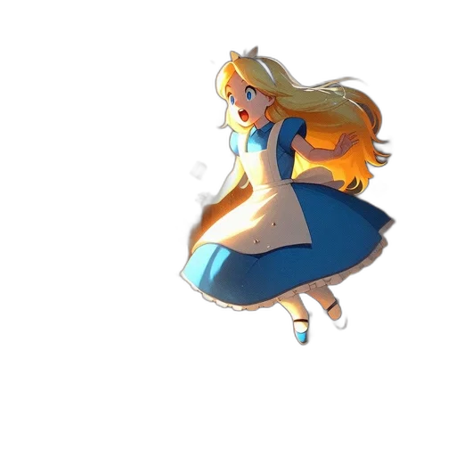 dress, crown, staff, creature transparent PNG cut-out