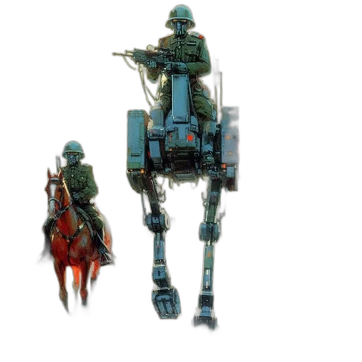 robot, weapon, animal, creature transparent PNG cut-out