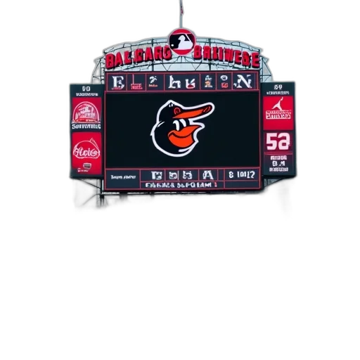 scoreboard, major, league, baseball transparent PNG cut-out