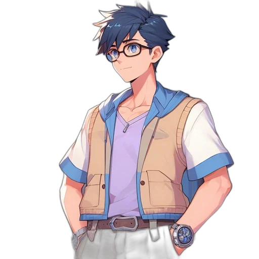 staff, jacket, anime, concept art transparent PNG cut-out