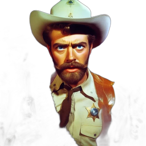 jacket, hat, staff, face transparent PNG cut-out