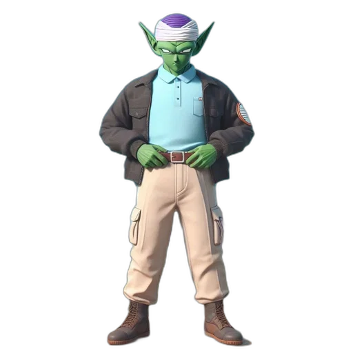 staff, hat, jacket, concept art transparent PNG cut-out