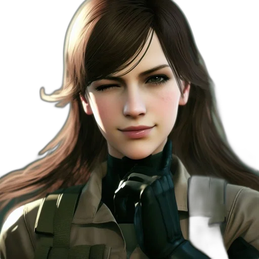 face, staff, weapon, jacket transparent PNG cut-out