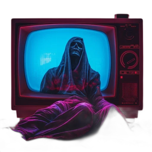 jacket, mask, robot, cyberpunk transparent PNG cut-out